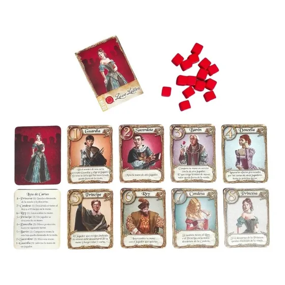 Juego De Mesa Love Letter Devir Cartas Original
