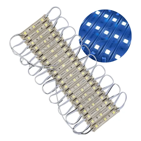 200 Pzs. Modulo 3 Led 5054 Ip66, Brillante, Varios Colores  