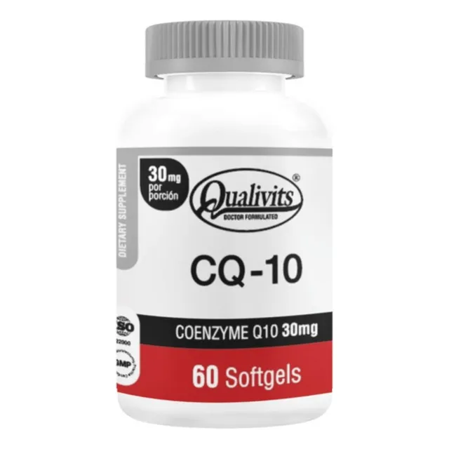 Coenzima Q10 30 Mg X 60 Softgels - Qualivits Antioxidante