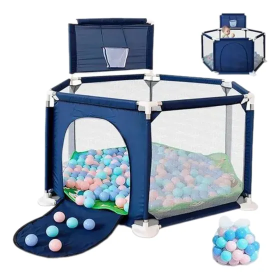 Corral Hexagonal Para Bebes Con Pelotas Incluidas