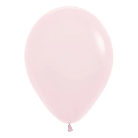 Globo N°9 R-9 Sempertex | Bolsa 50 Unidades Color Pastel Mate Rosado 609