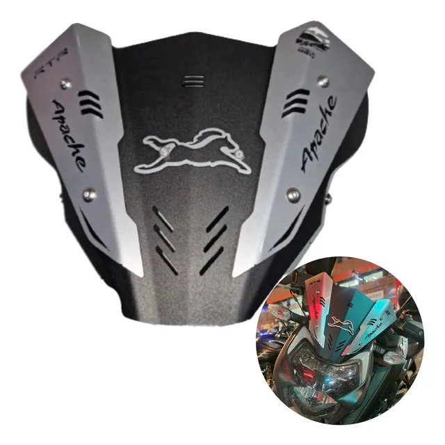 Cúpula Visor Parabrisas Windscreen Lujos Tvs Apache 200