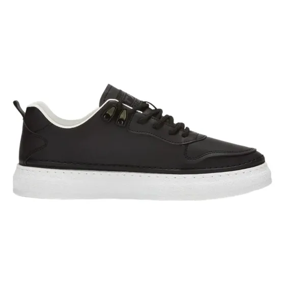 Tenis Ferrato Urbano Negro Con Agujetas Ajustables