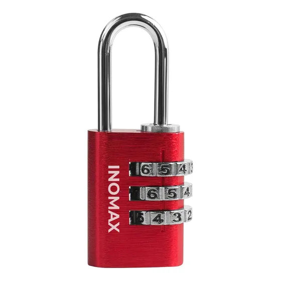 Candado Inomax 30 Mm Aleación Reforzada, Combinación Programable De 3 Dígitos, Ideal Para Viajes, Valijas, Mochilas, Cadenas, Lockers
