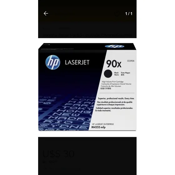 Tóner Hp Ce390x 100% Garantizados Nuevos Originales Sellados