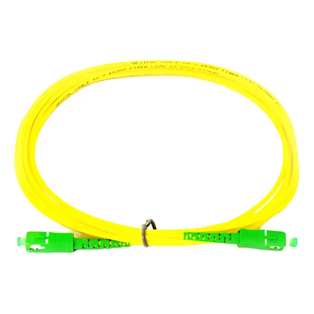Pigtail Patchcord Fibra Óptica Sc/apc-sc/apc Sm 2mts Simplex