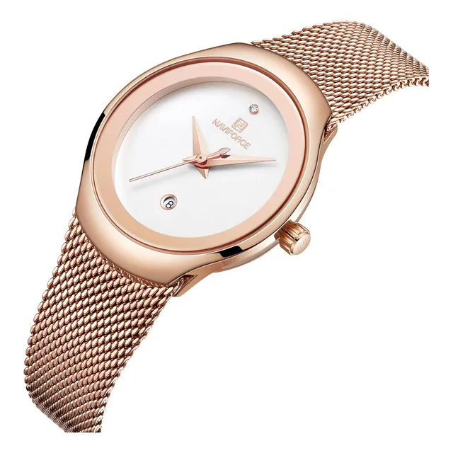 Relojes Sencillos De Moda Para Mujer Naviforce Dress Wristwa