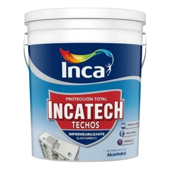 Impermeabilizante Techos Incatech Protección Total 4kg Inca