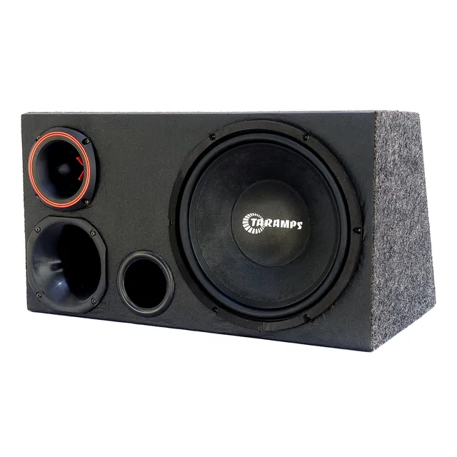 Caixa Trio Som Sub Taramps T600sw 12 Polegadas 300wrms