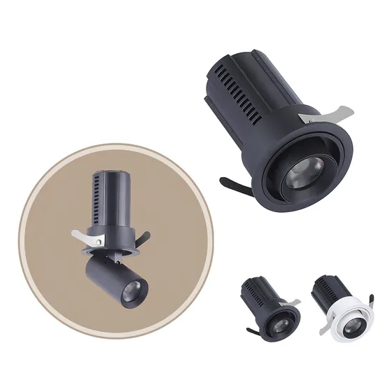 Spot Led Embutir Retrátil Aiva 7w Facho Direcionável St2925 Cor Preto 127/220v Nordecor 6455