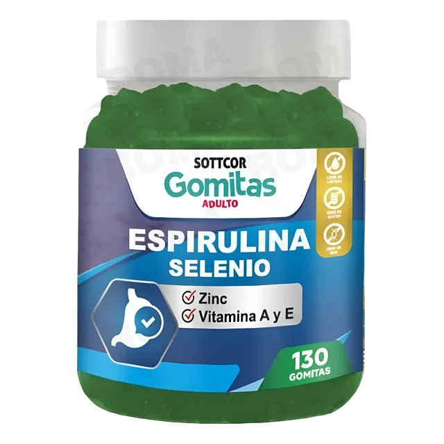 Gomitas Espirulina Selenio 130 Und Sottcor Labs