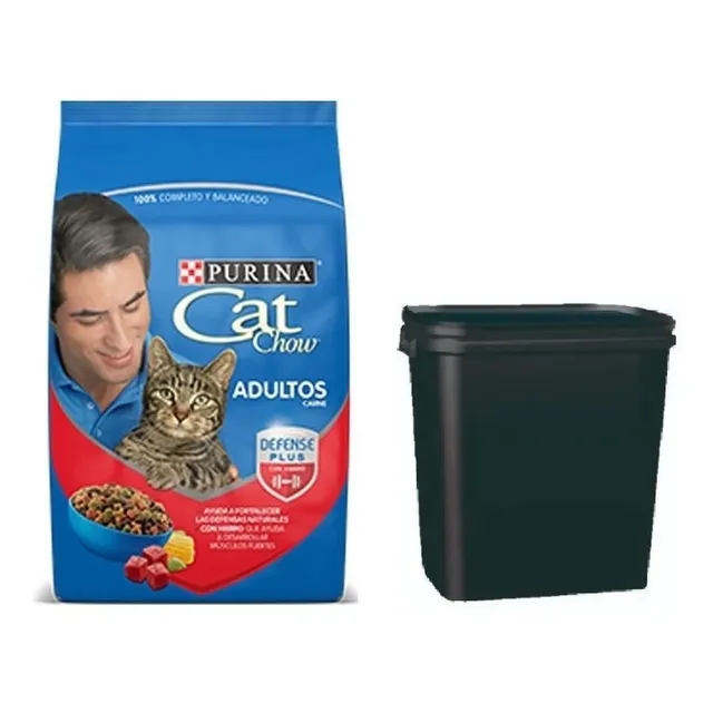 Cat Chow Gato 15k + Contenedor + Envio Gratis
