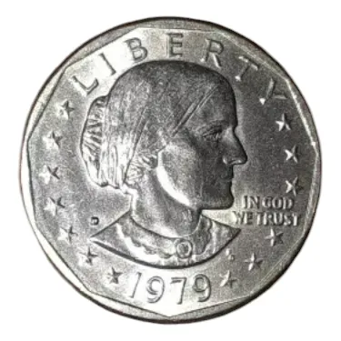 Moneda De Un Dolar Antigua De 1979 Susan B Anthony  D