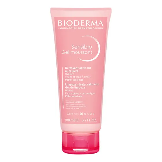 Gel Limpiador Micelar Calmante e Hidratante Bioderma Sensibio Gel Moussant 200ml | Cuotas sin interés