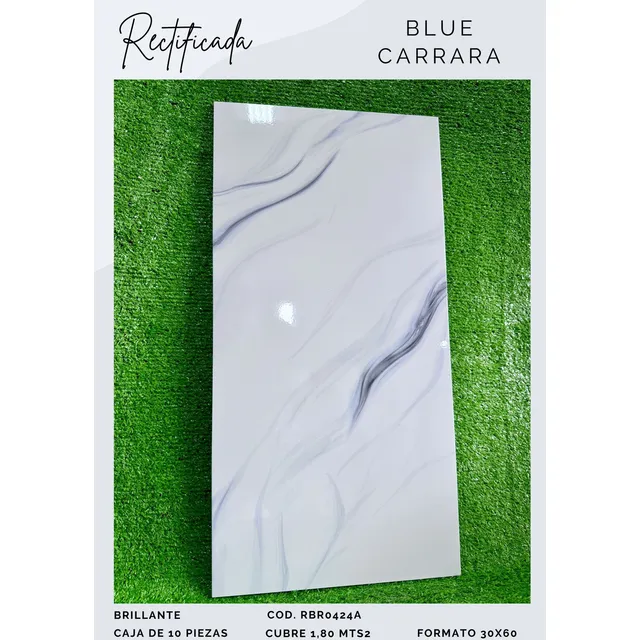 Cerámica Tipo Porcelanato Blanco Carrara Importado