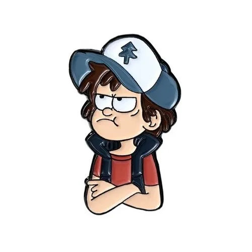 Pins De Dipper Pines / Gravity Falls / Broches Metálicos