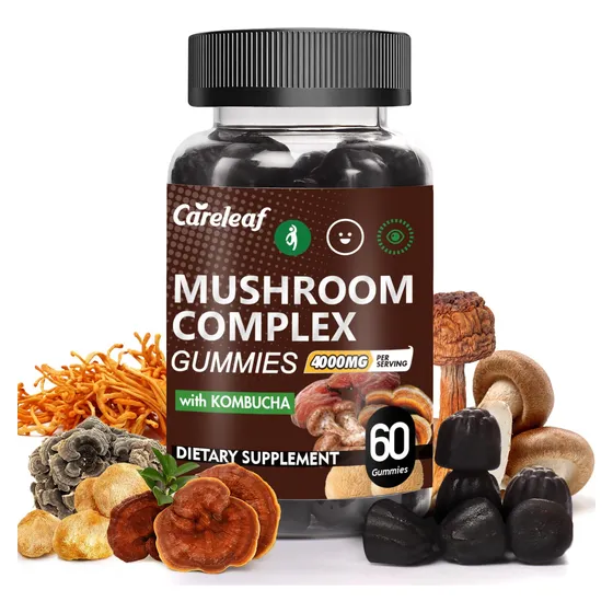 Gomitas De Hongos 9 En 1 Supplement Careleaf Con Melena De L