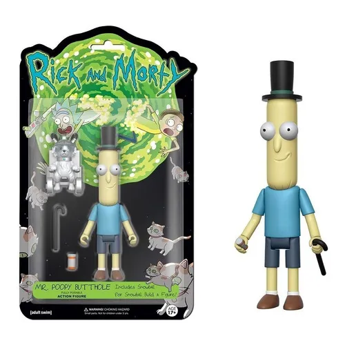 Funko Action Mr Poopy Butthole Rick And Morty Snowball