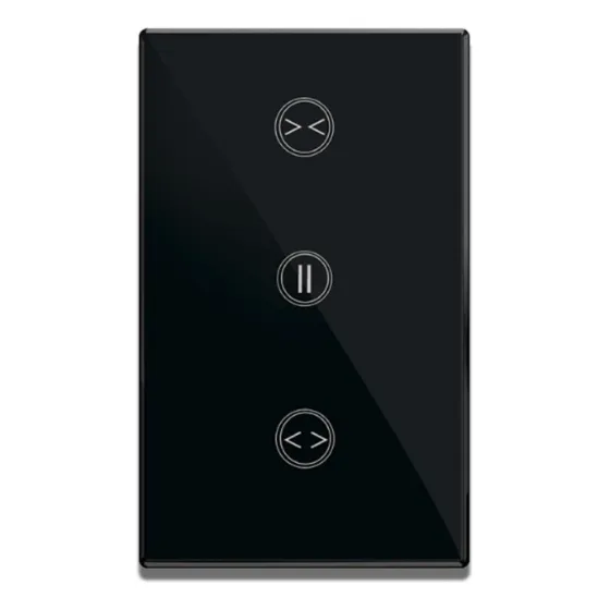 Interruptor De Cortina Wifi-smart - Negro - Llave