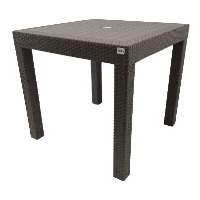 Mesa Malla Ratan Mimbre Plastica Cuadrada Duraplas 1639 Xavi