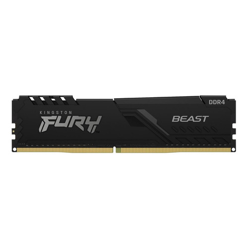 Memoria RAM Fury Beast DDR4 gamer color negro  8GB 1 Kingston KF426C16BB/8