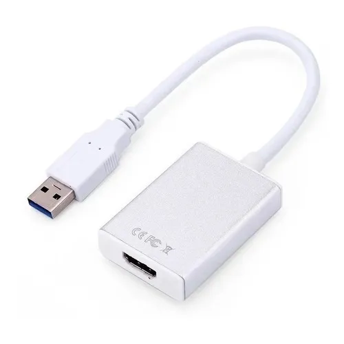 Adaptador Usb 3.0 A Hdmi Para Laptop / Pc A Monitor / Tv