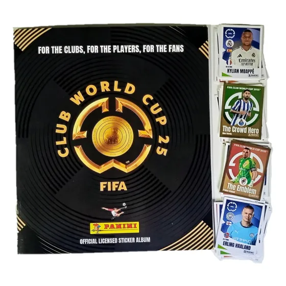 Álbum Mundial De Clubes Panini + 100 Figuritas Sin Repetir