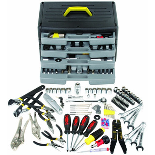 Caja De Herramientas Con Cajón De 4 Compartimentos 105 Pz Hm Caja De Herramientas Con Cajón De 4 Compartimentos 105 Pz Hm