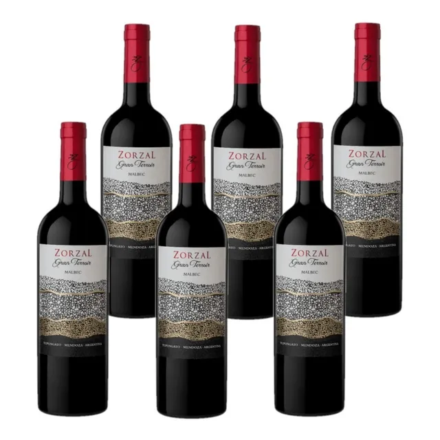 Vino Zorzal Gran Terroir Malbec Caja X 6 Unidades
