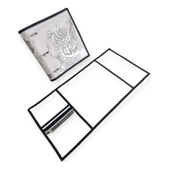 Funda Carpeta Transparente N°3 O A4 Varios Colores