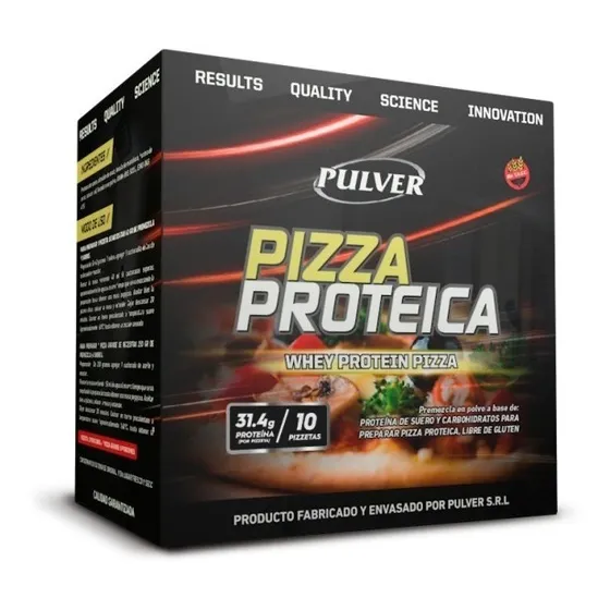 Pizza Proteíca 620 Gr 10 Sobres Pulver Whey Protein Sin Tacc