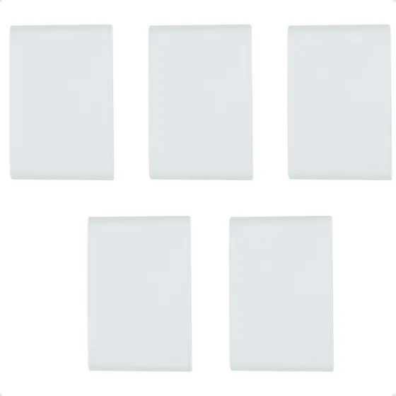 Kit C/ 5 Placas Cega Liz 4x2 Branca - Tramontina