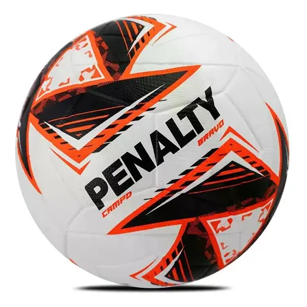 Bola De Futebol De Campo Penalty Bravo Xxv Cor Laranja Oficial