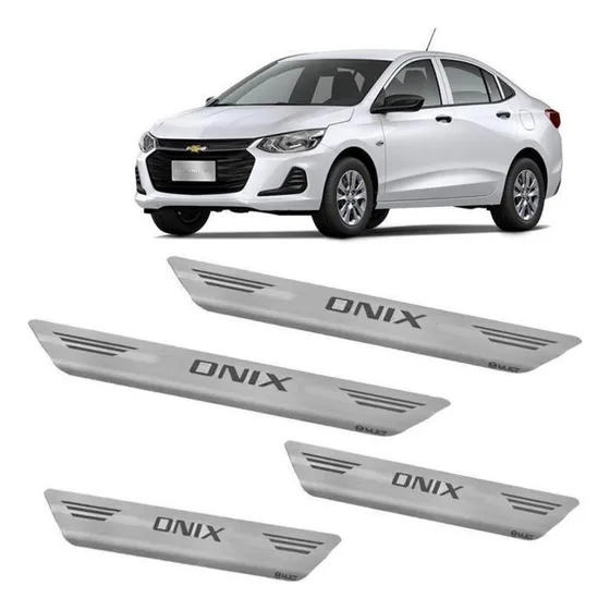 Kit Pisapuertas Onix Sedan Acero Inoxidable