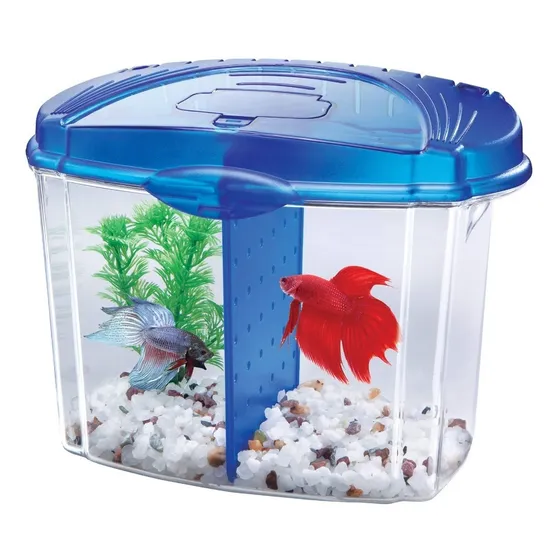 Acuario Acrilico Bettas Aqueon 23x13x18 Cms