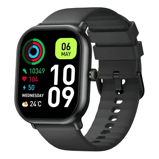 Smartwatch Tela Amoled 1.97 Gts 3 Pro Zeblaze Siri Alexa Cor da caixa Preto Cor da pulseira