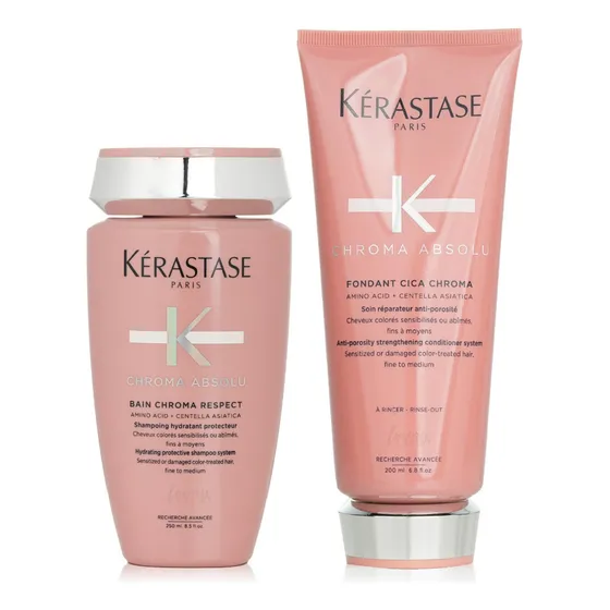 Chroma Absolu Bain Respect + Fondant Cica Chroma Kérastase