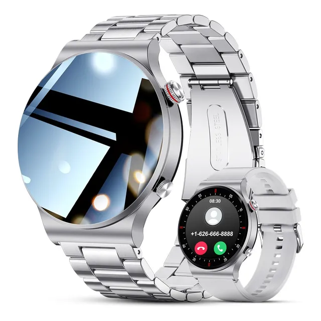 Smart Watches Hombres Reloj Inteligente Deporte Impermeable Relojes Llamadas Bluetooth Pulsómetro Relojes Inteligentes Notificación Sueño Multifunción