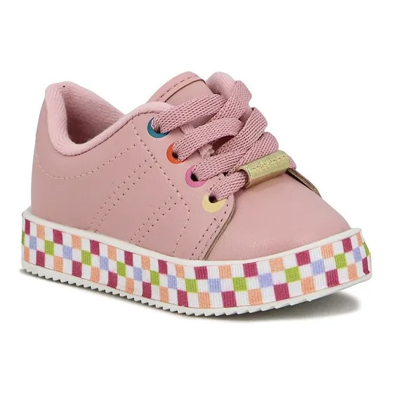 Molekinha Zapato Casual  Acordonado Cuadrados