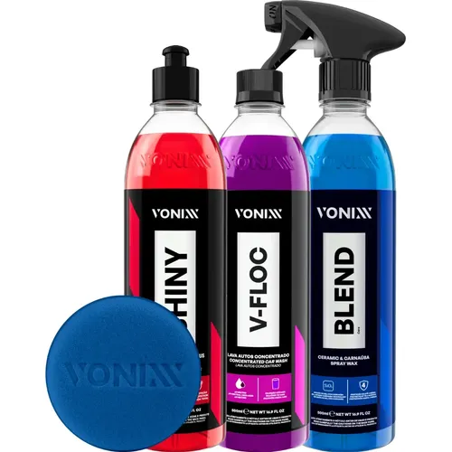 洗車セット(LUMINUS,VONIXX,SPSHAN等) Kit Limpeza Automotiva Vonixx Shampoo Concentrado Cera Luva Pincel