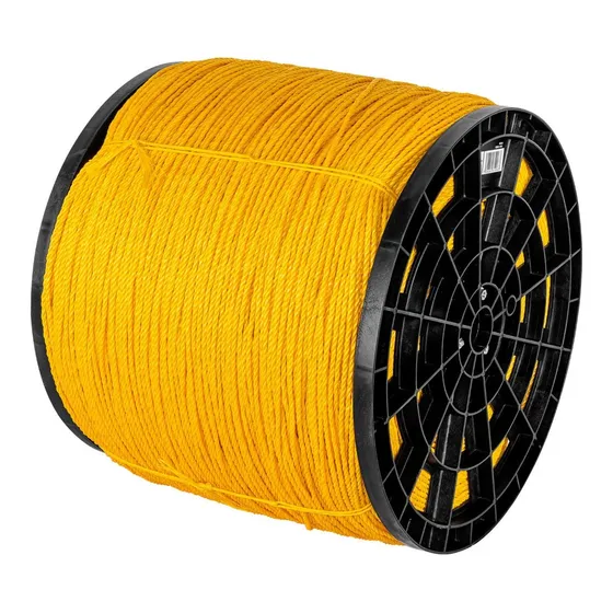 Rollo De 20 Kg De Cuerda Amarilla De Polipropileno Multiusos