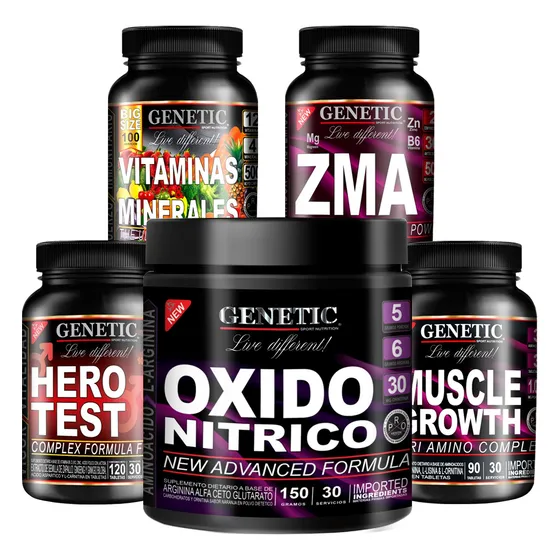 Combo Anabol 5 Eleva Testo Estimulante Sexual Pro Hormonal 5