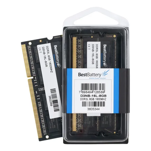Memória RAM RZX Gamer 8GB DDR3L 1600MHz SODIMM 1.35V Notebook