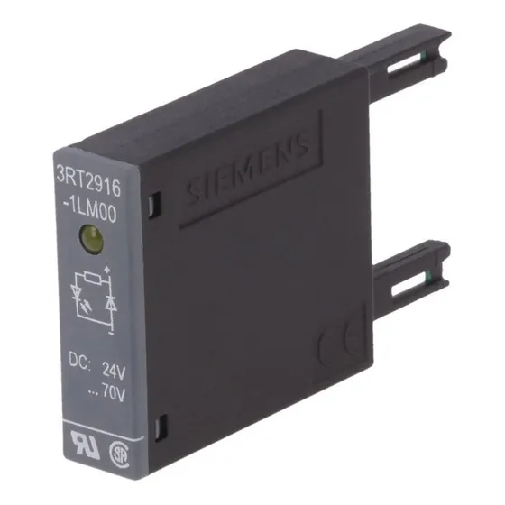 3rt2916-1lm00 Siemens Diodo Supresor C-led 24-70vdc S00