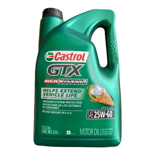 Aceite para motor Castrol semi-sintético GTX 25W-60 473mL