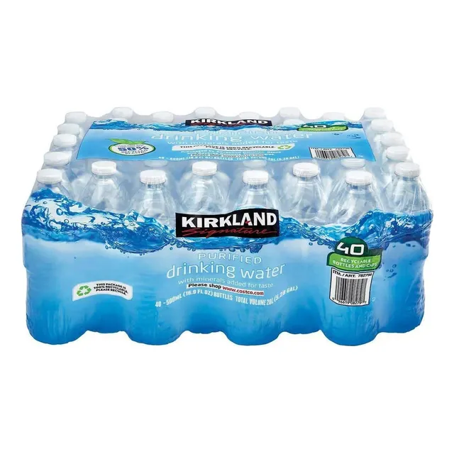 Kirkland Signature Agua Purificada 40 Botellas De 500 Ml