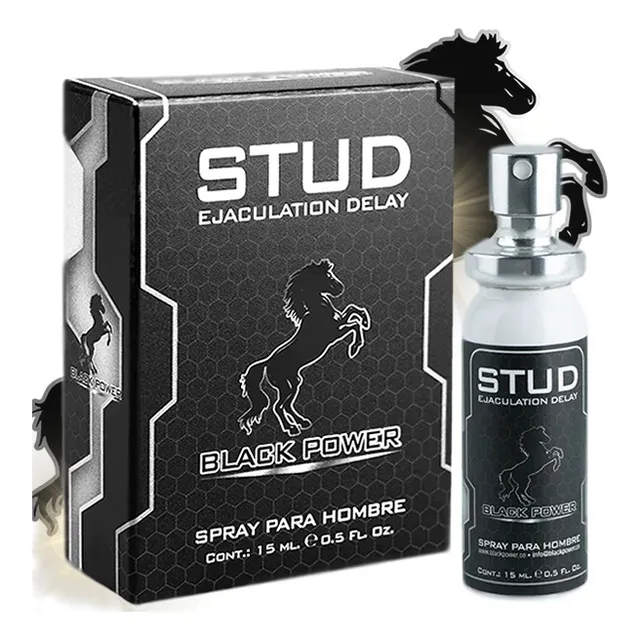 Lubricante Intimo Spray Hombre Retardante Stud Black Power