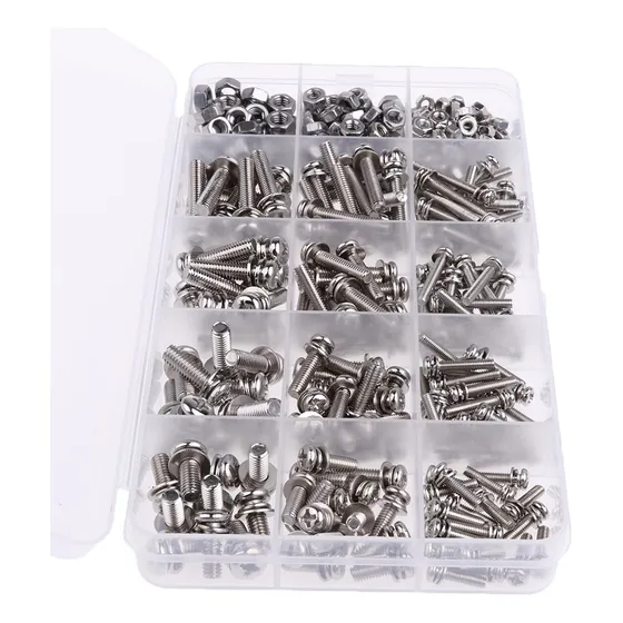 Kit De Tornillos Hexagonal De Acero M3 M4 M5 Accesorios De L