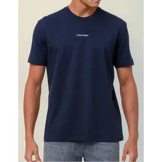 Calvin Klein Camiseta Calvin Klein Flame Front Logo Azul Marinho