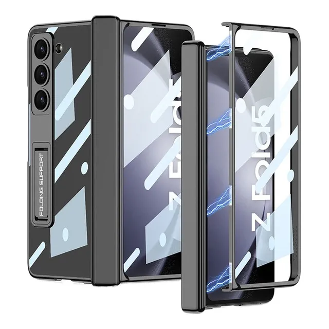 K Capa Dobrável Galvanizada Para Samsung Z Fold 5